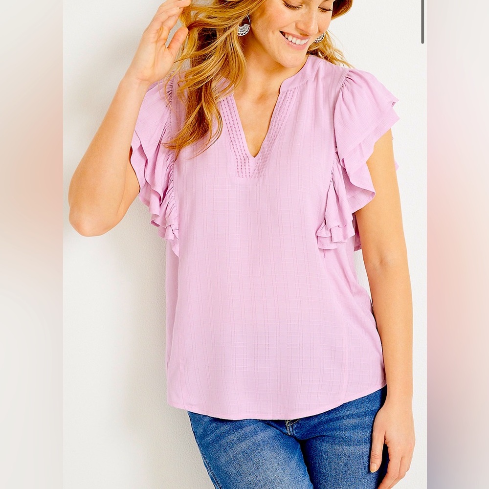 Maurices lavender size 0 top new with tags